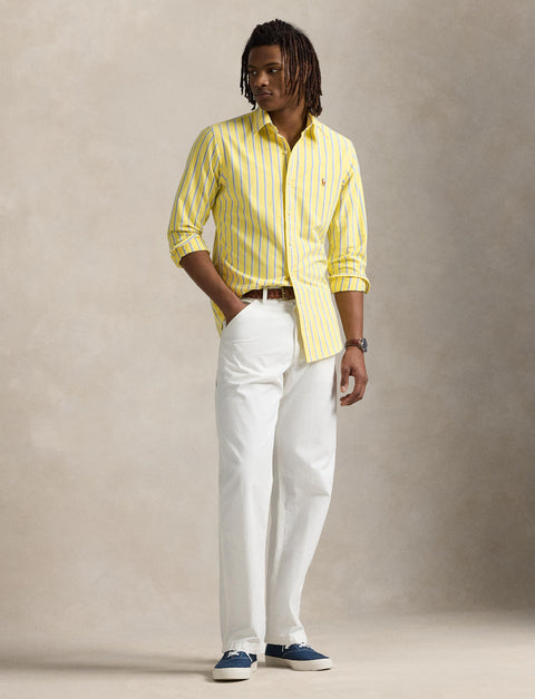 Polo Ralph Lauren - Oxford Shirt - Stripe - Yellow, Blue, White