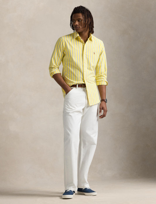 Polo Ralph Lauren - Oxford Shirt - Stripe - Yellow, Blue, White