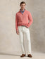Polo Ralph Lauren - Mesh-Knit Cotton Quarter-Zip Pullover - Desert Rose