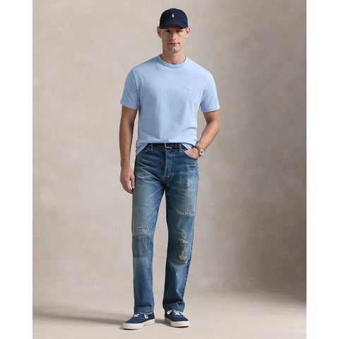 Polo Ralph Lauren - Classic Fit Big Pony Jersey T-Shirt - Chambray Blue