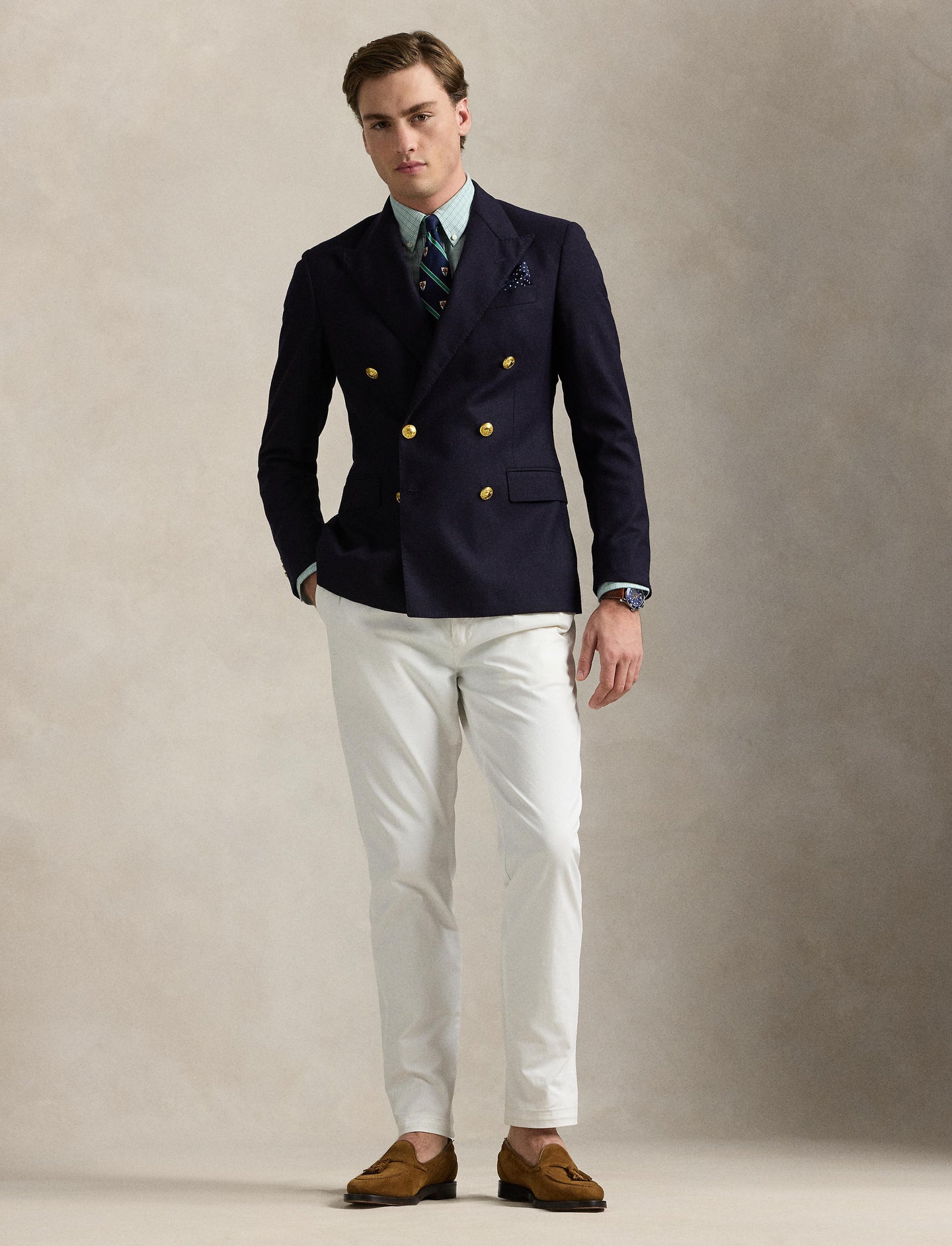 Polo Ralph Lauren - Poplin Stretch Shirt - Check - Celadon Purple