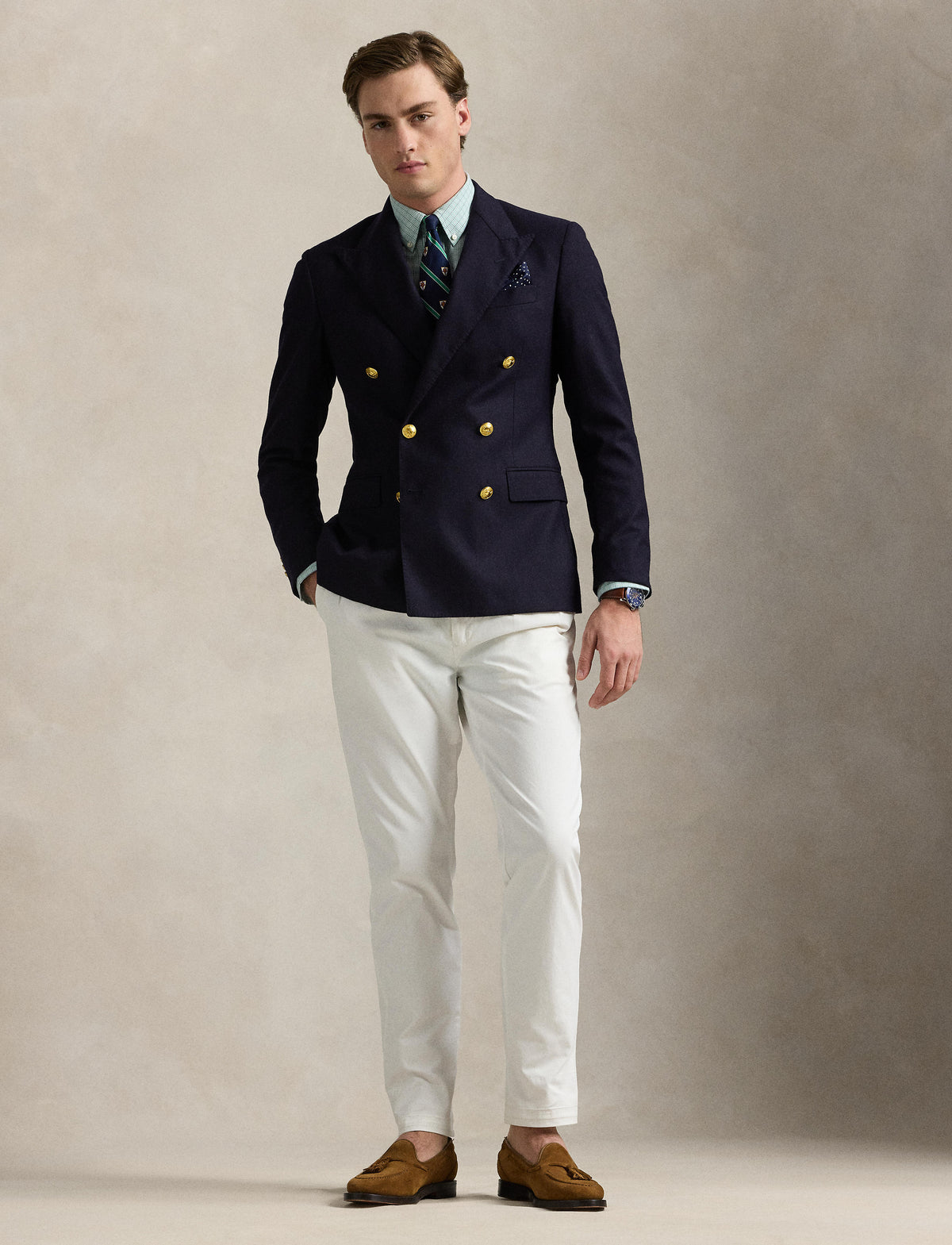 Polo Ralph Lauren - Poplin Stretch Shirt - Check - Celadon Purple