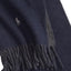 Reversible Wool Blend Scarf - Navy & Charcoal