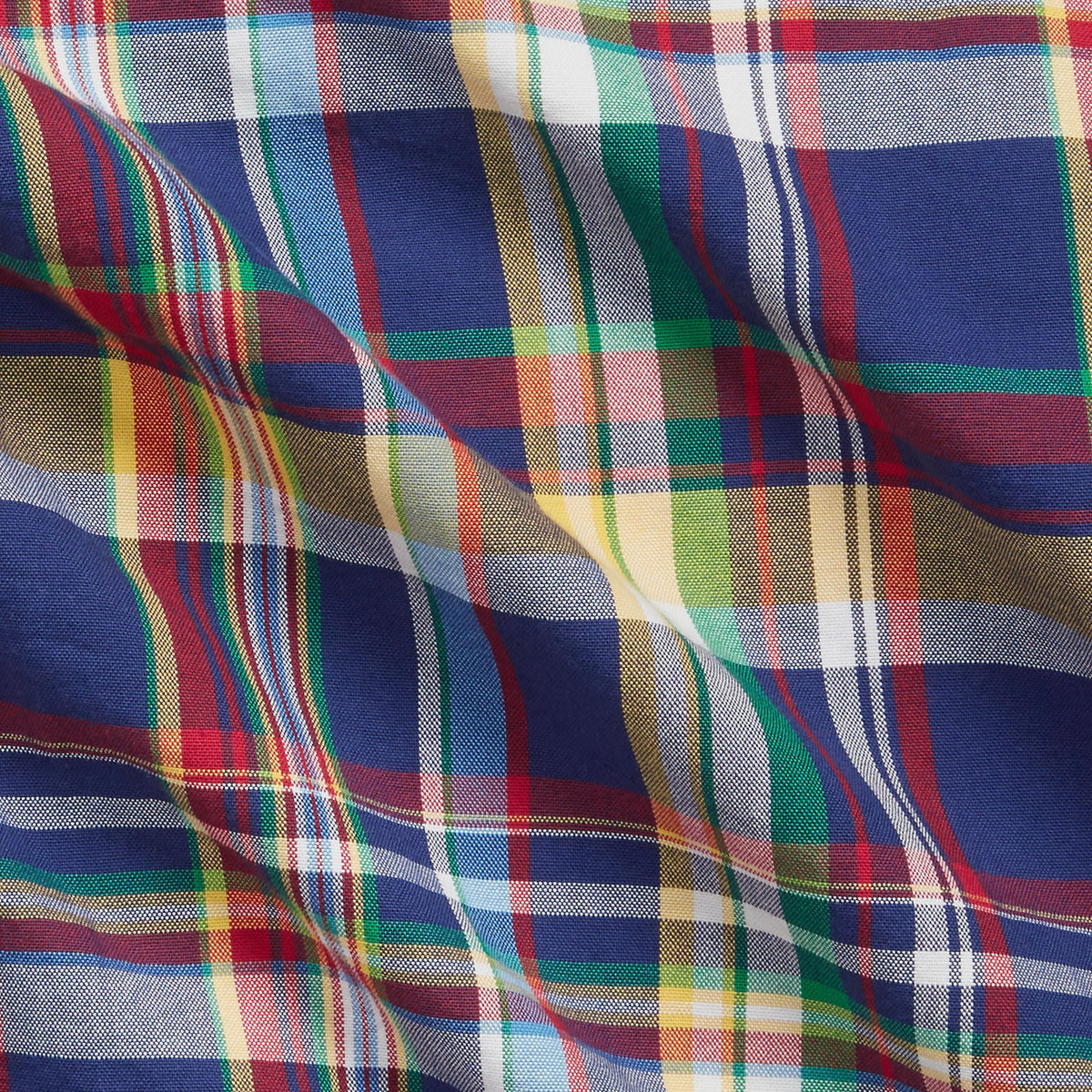 Polo Ralph Lauren - Oxford Shirt - Check - Navy, Yellow, Multi