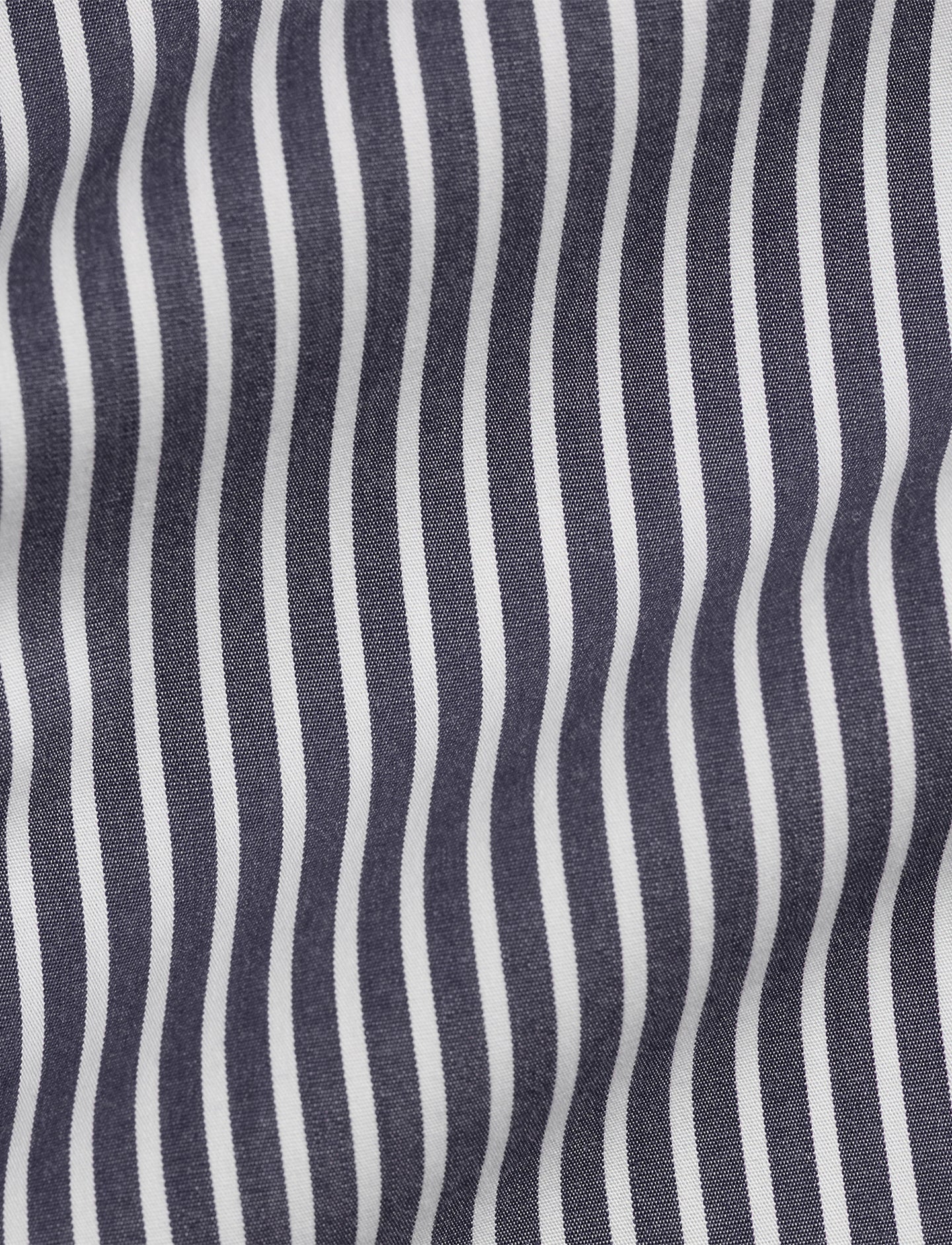 Polo Ralph Lauren - Custom Fit Stretch Poplin Shirt - Stripe - Navy & White