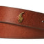 Tumbled Leather Belt - Brown