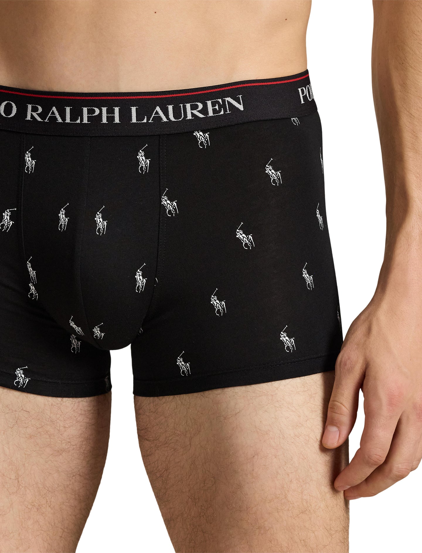 Polo Ralph Lauren -  3-Pack Stripe Trunks - Gift Box - Black White