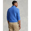 Mesh Knit Cotton Quarter Zip Pullover - Freedom Blue Heather