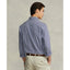 Poplin Stretch Custom Fit Shirt - Gingham  - Navy & White