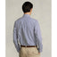 Poplin Stretch Custom Fit Shirt - Stripe - Navy & White