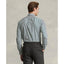 Polo Ralph Lauren - Custom Fit Stretch Poplin Shirt - Stripe - Pine & White
