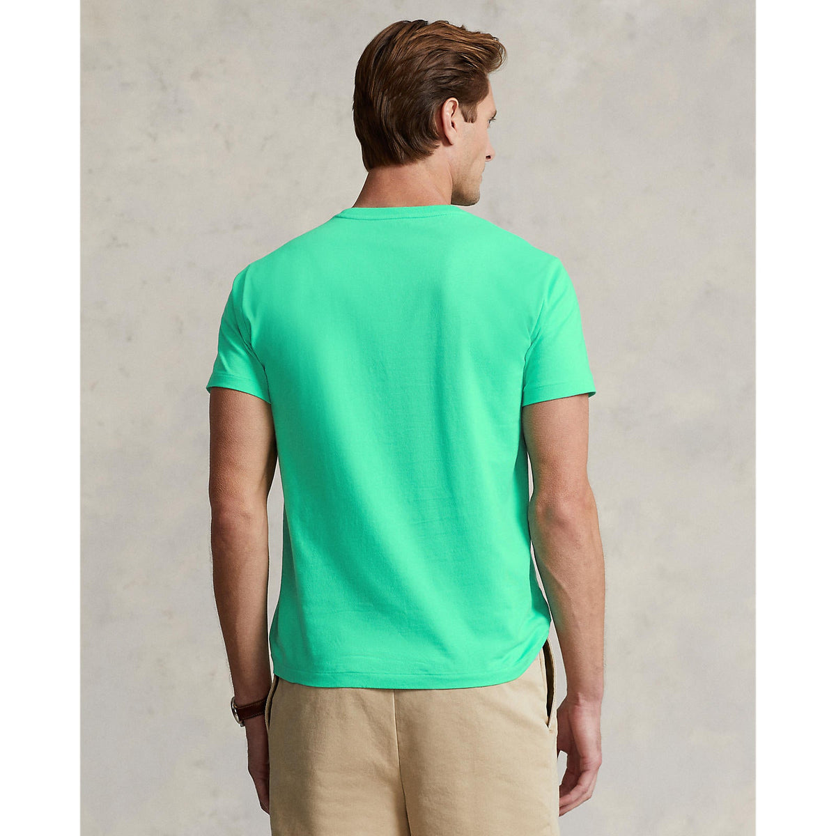 Polo Ralph Lauren - Custom Slim Fit Jersey Crewneck T-Shirt - Sunset Green