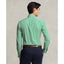 Poplin Stretch Shirt - Stripe - Golf Green/White