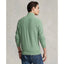 Mesh-Knit Cotton Quarter-Zip Sweater - Pistachio
