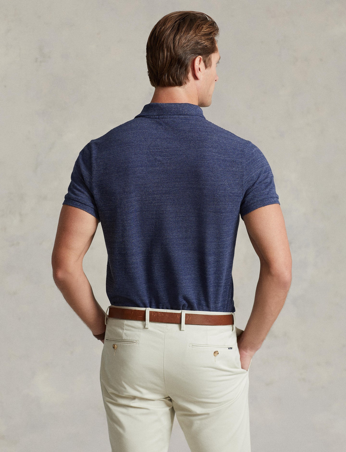 Polo Ralph Lauren - Custom Fit Mesh Polo - Royal Blue Marle
