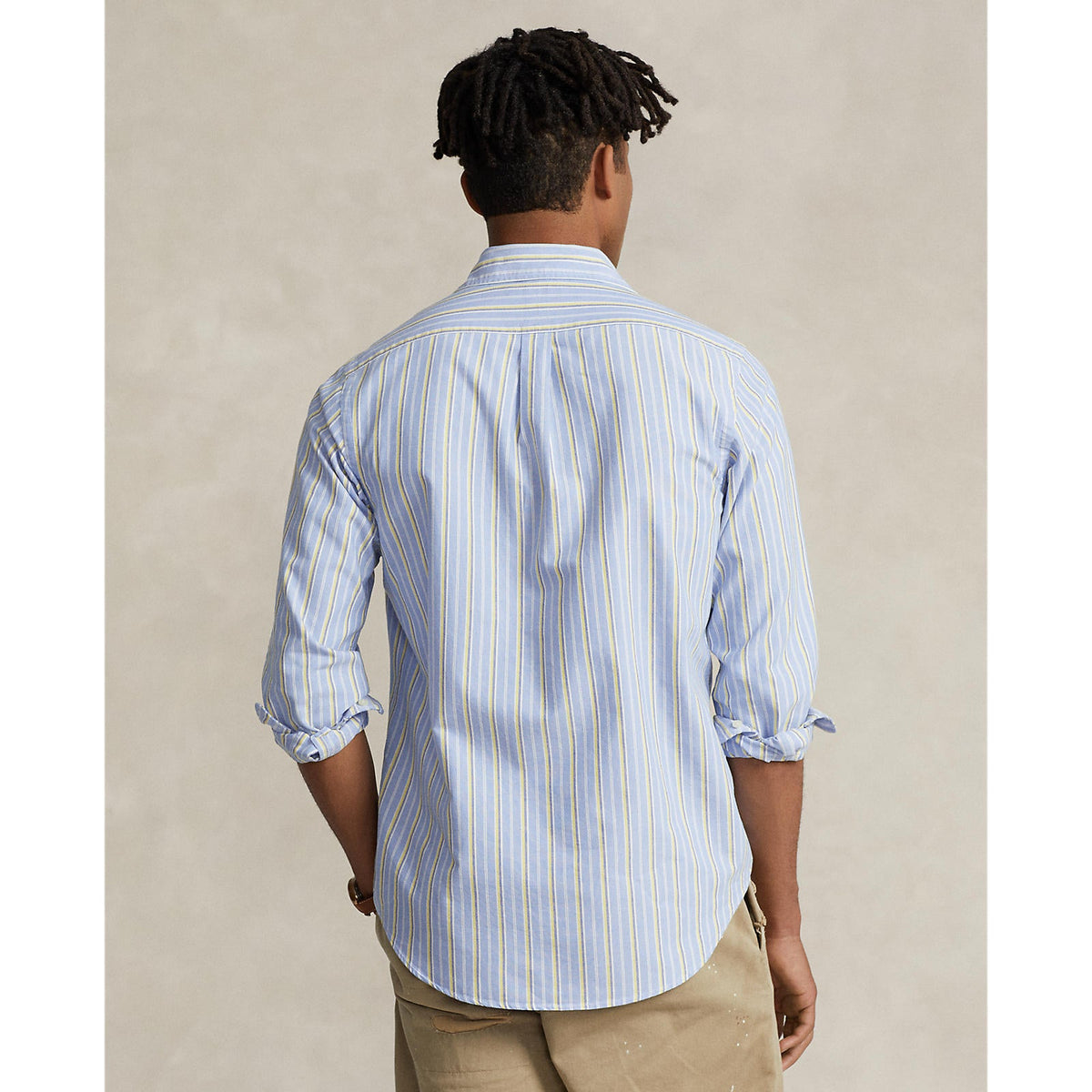 Polo Ralph Lauren - Oxford Shirt - Stripe - Blue, Yellow & White