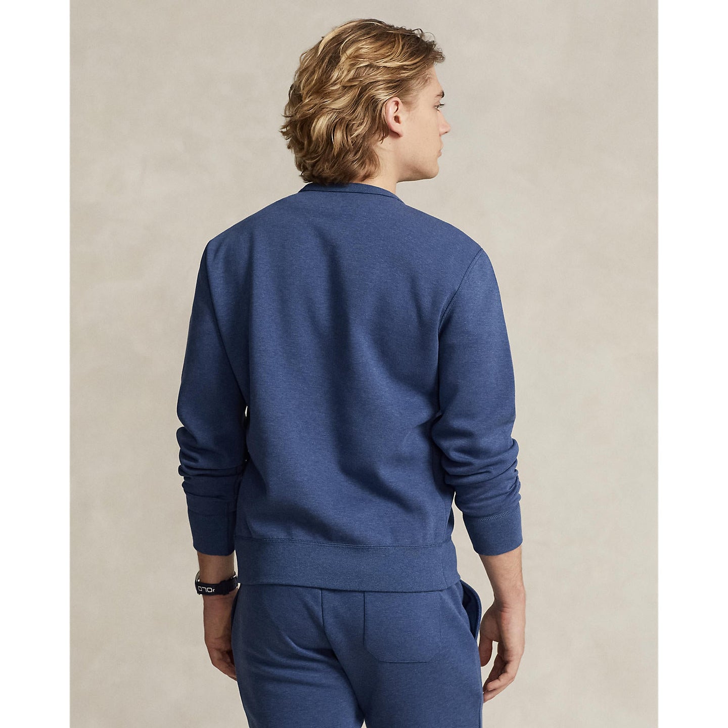 Polo Ralph Lauren Marled Double-Knit Sweatshirt - Blue Heather