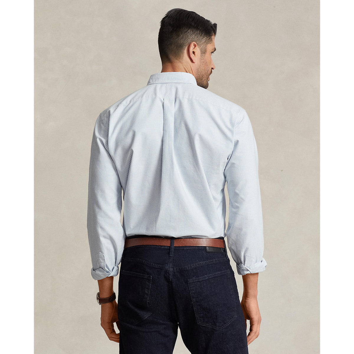 Polo Ralph Lauren - Oxford Shirt - Stripe - Big & Tall Sizes - Blue & White