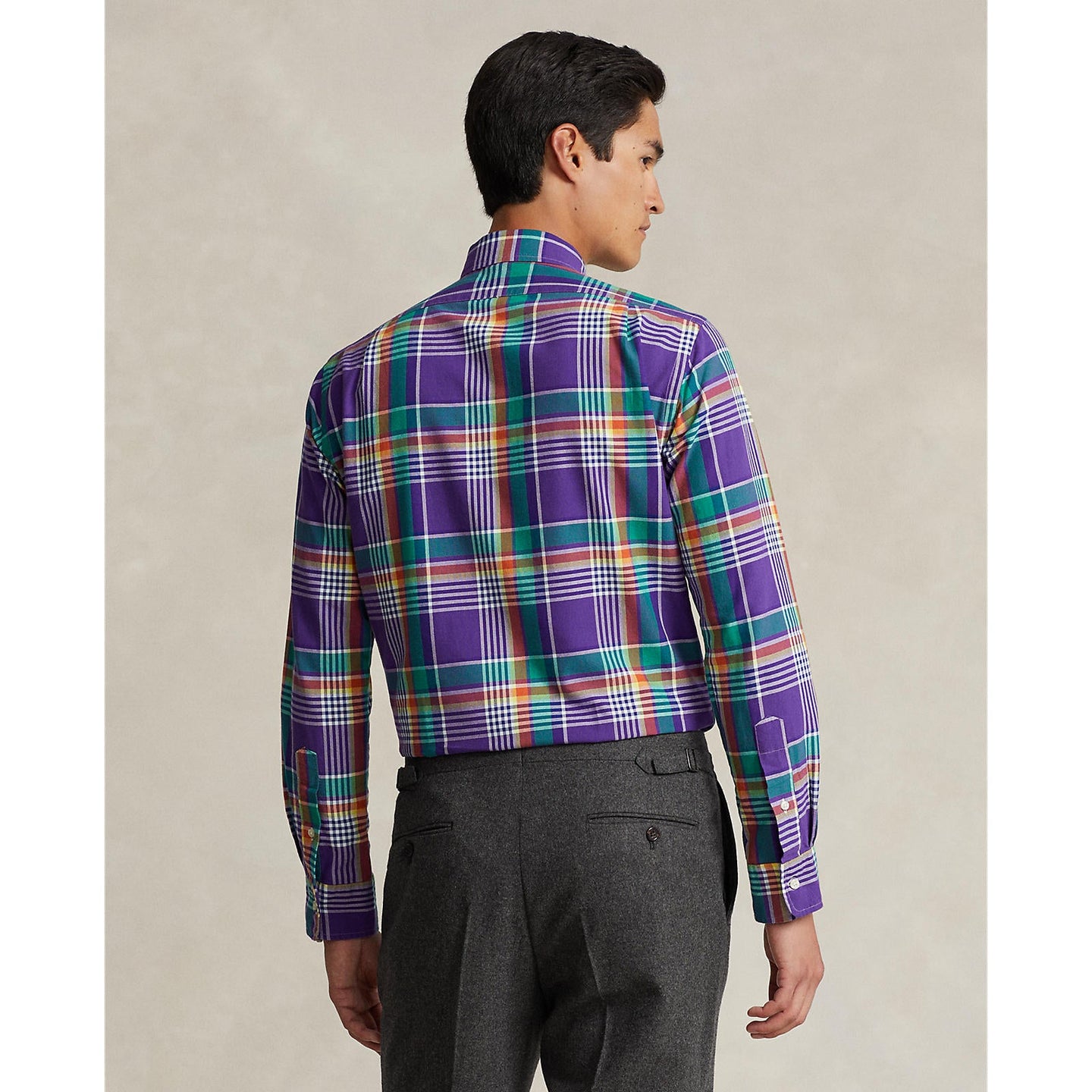 Polo Ralph Lauren - Oxford Shirt - Check - Purple, Green Multi