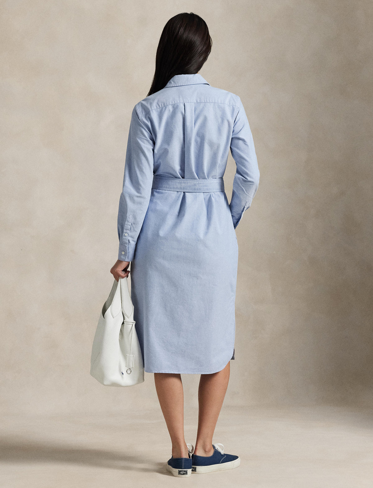 Polo Ralph Lauren - Belted Oxford Shirtdress - Blue