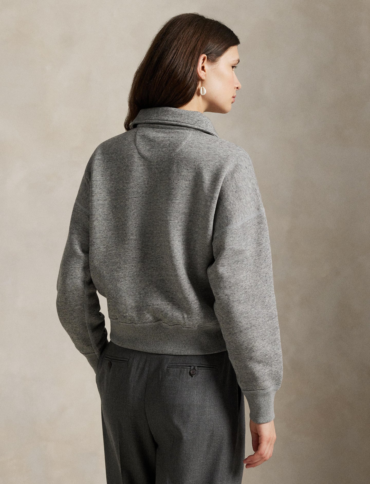 Polo Ralph Lauren - Half Zip Knit Sweatshirt - Ark Vintage Heather