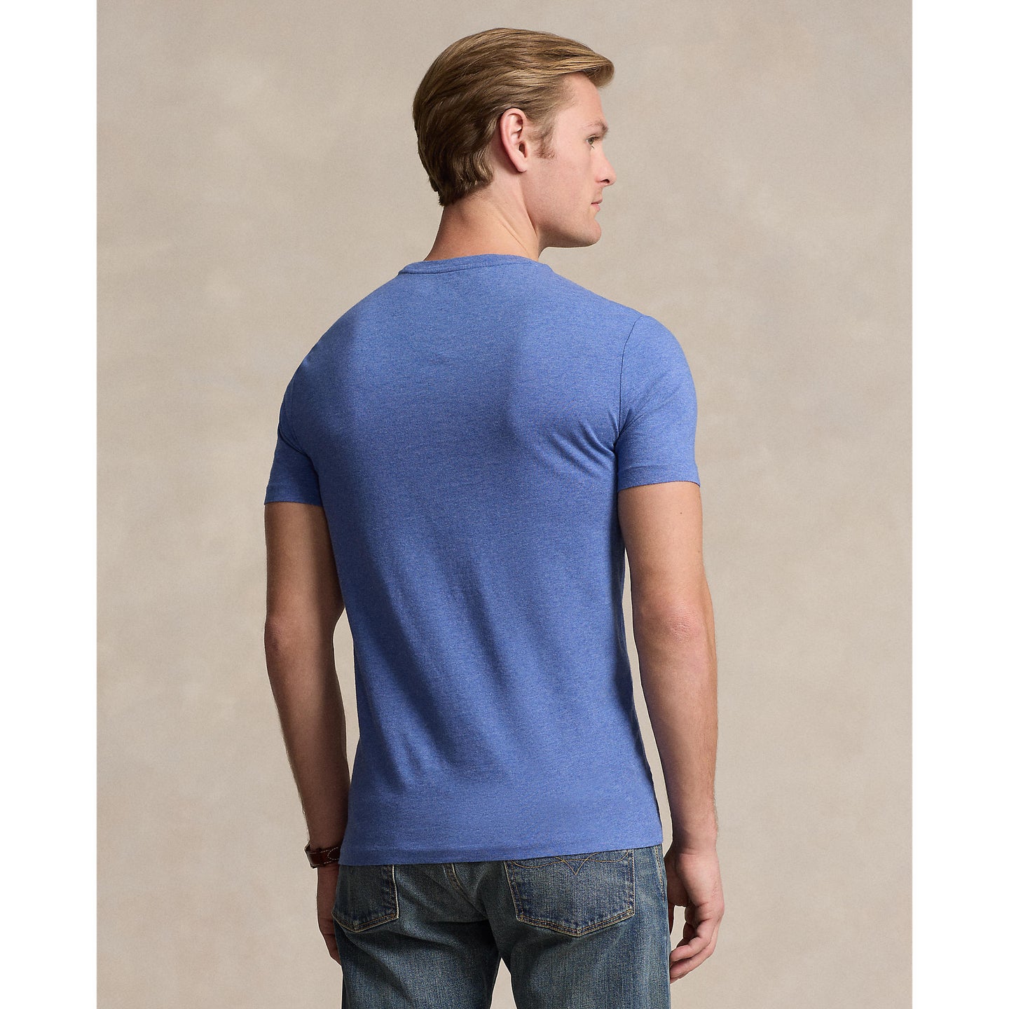 Polo Ralph Lauren - Custom Slim Fit Jersey Crewneck T-Shirt - Faded Royal Heather