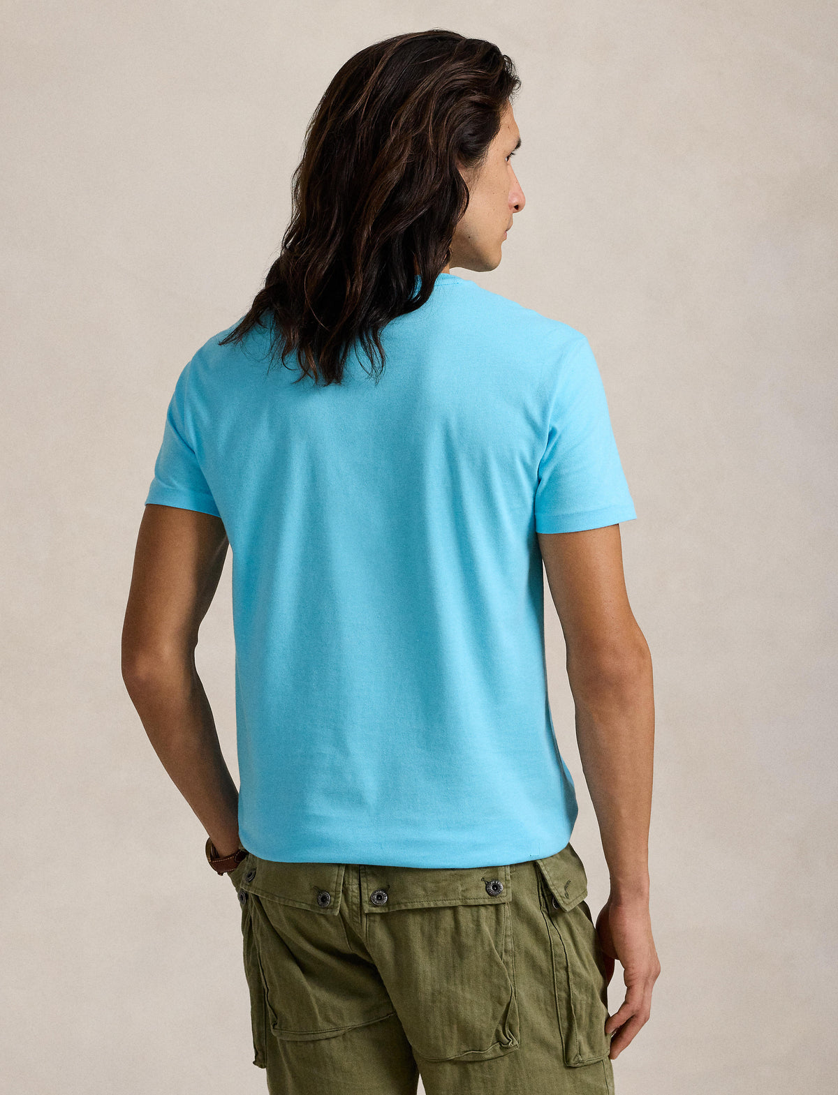 Polo Ralph Lauren - Custom Slim Fit Jersey Crewneck T-Shirt - Neptune