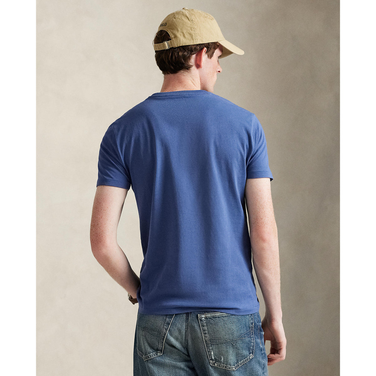 Polo Ralph Lauren - Custom Slim Fit Jersey Crewneck T-Shirt - Light Navy
