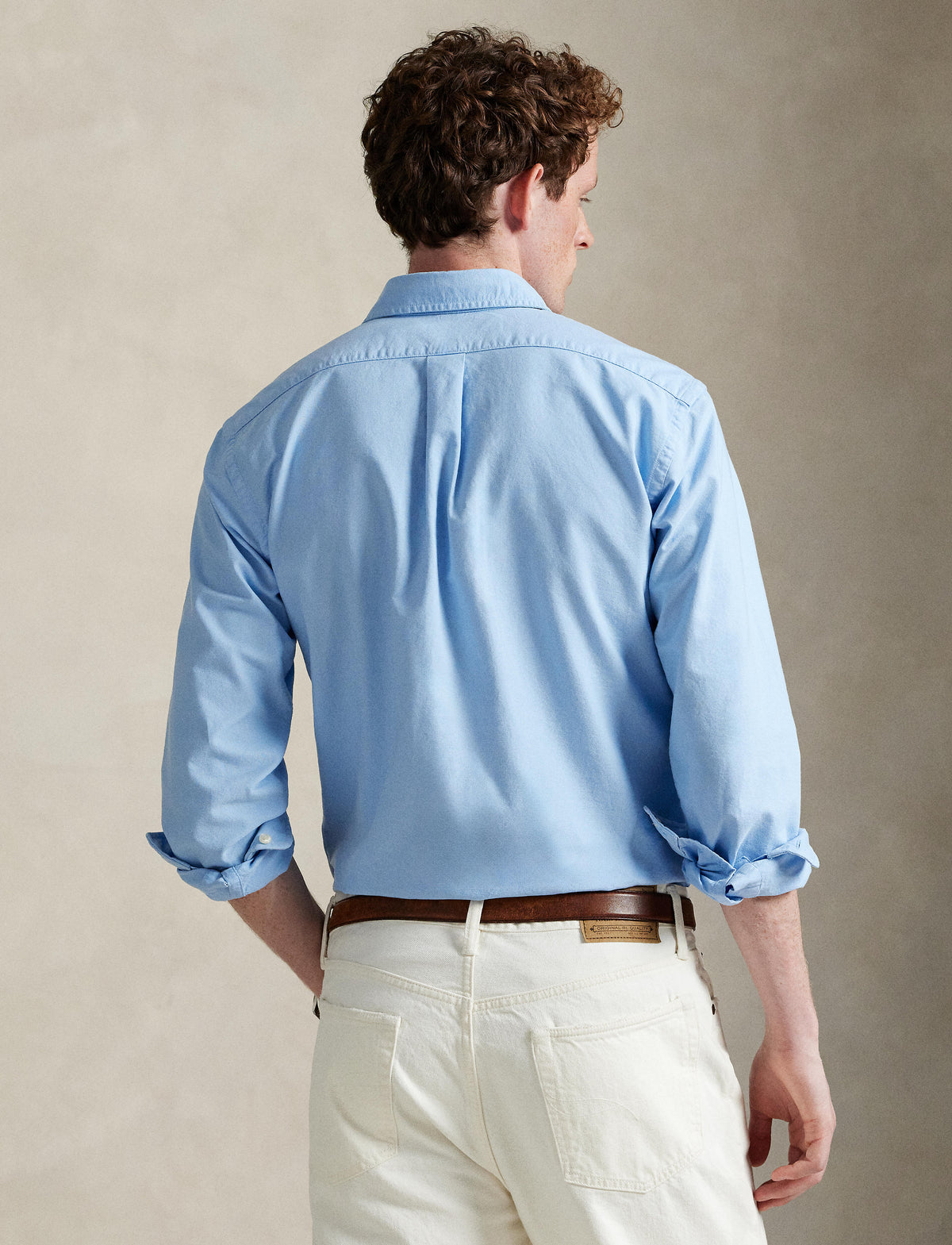 Polo Ralph Lauren - Garment-dyed Oxford Shirt - Blue/Light Blue