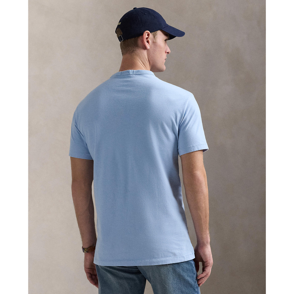 Polo Ralph Lauren - Classic Fit Big Pony Jersey T-Shirt - Chambray Blue