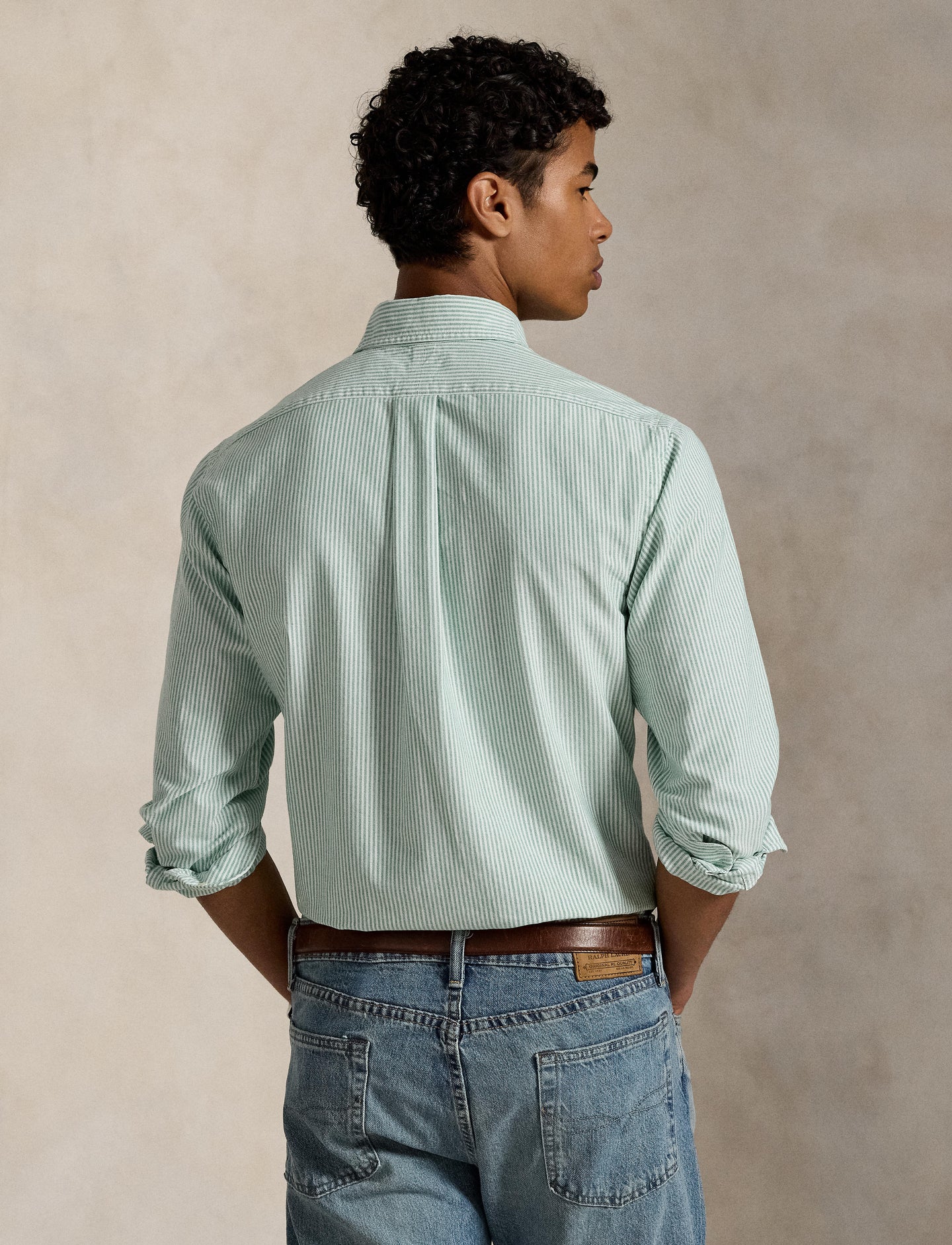 Polo Ralph Lauren - Oxford Shirt - Stripe - Green & White