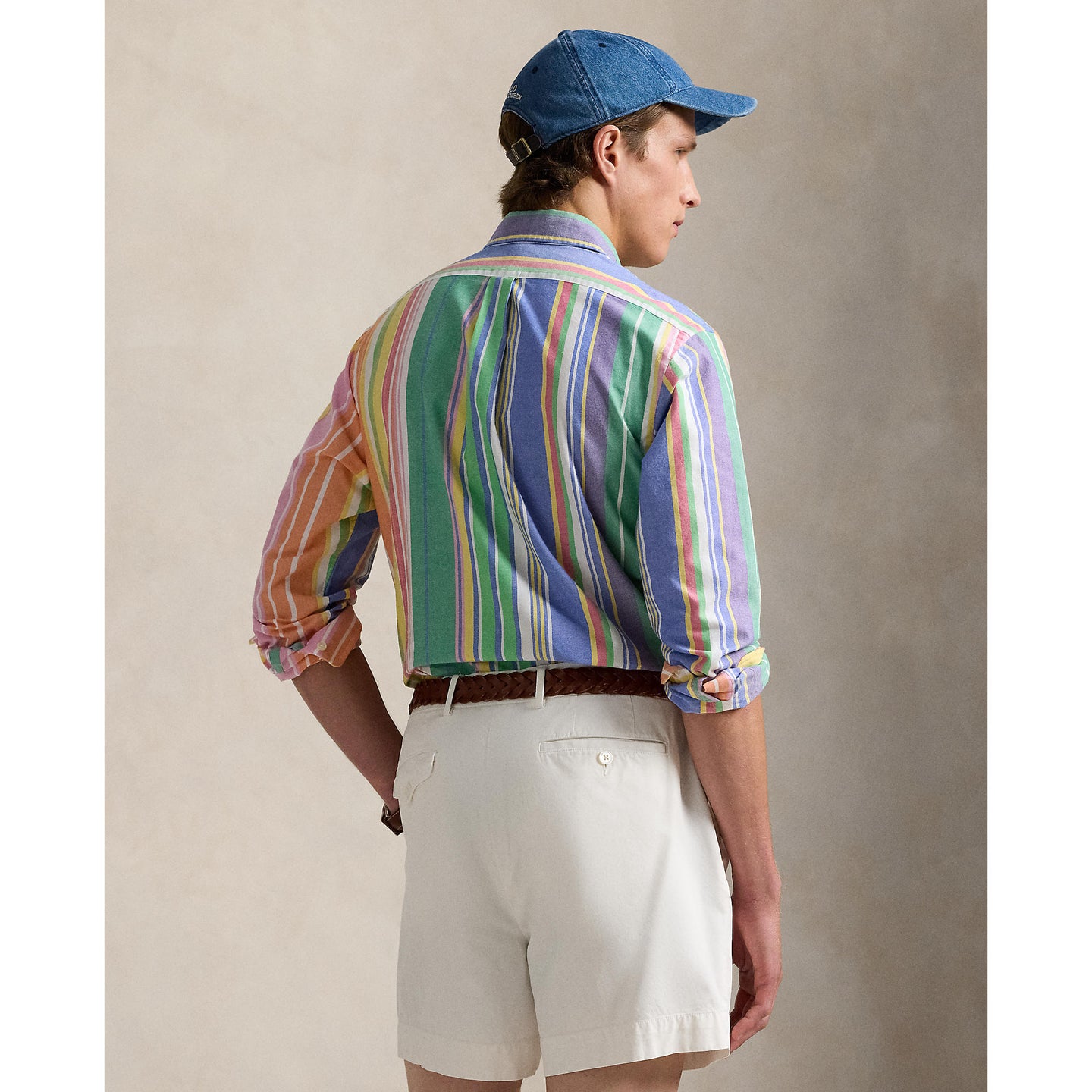 Polo Ralph Lauren - Oxford Shirt - Stripe - Green, Blue Multi