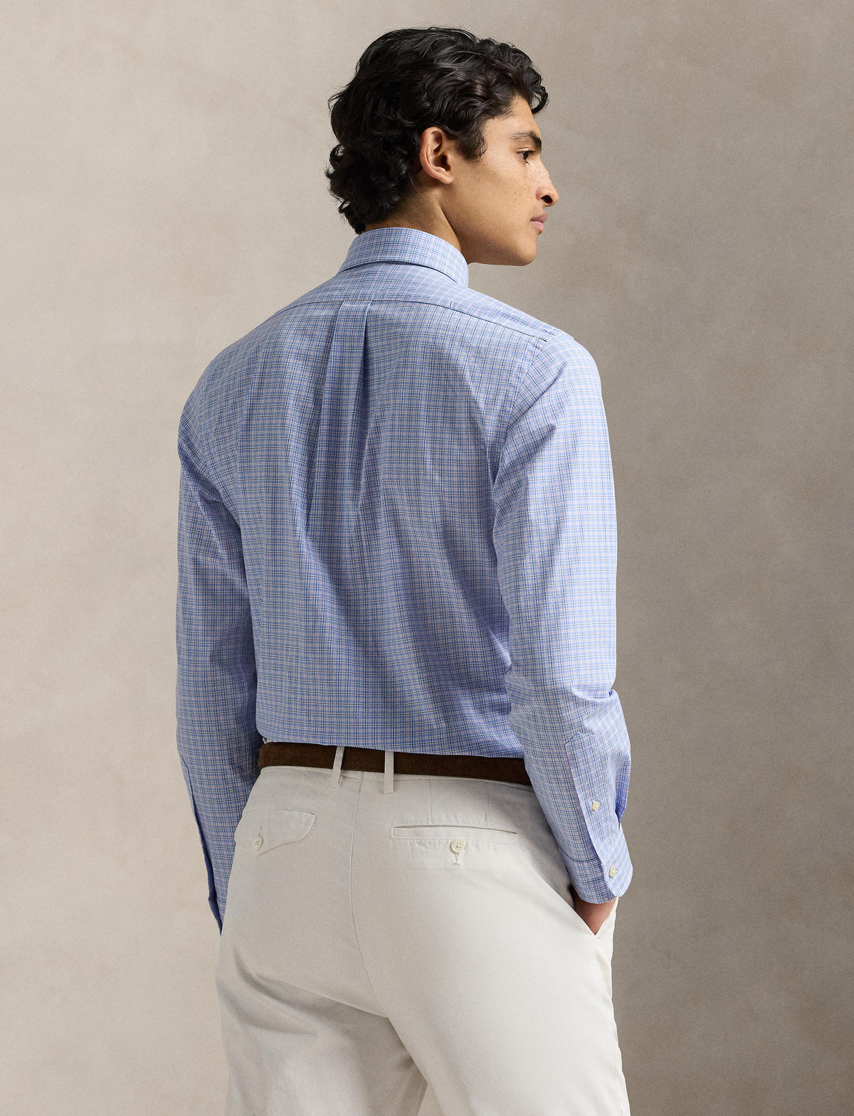 Polo Ralph Lauren - Poplin Stretch Shirt - Check - Blue, Pink Multi