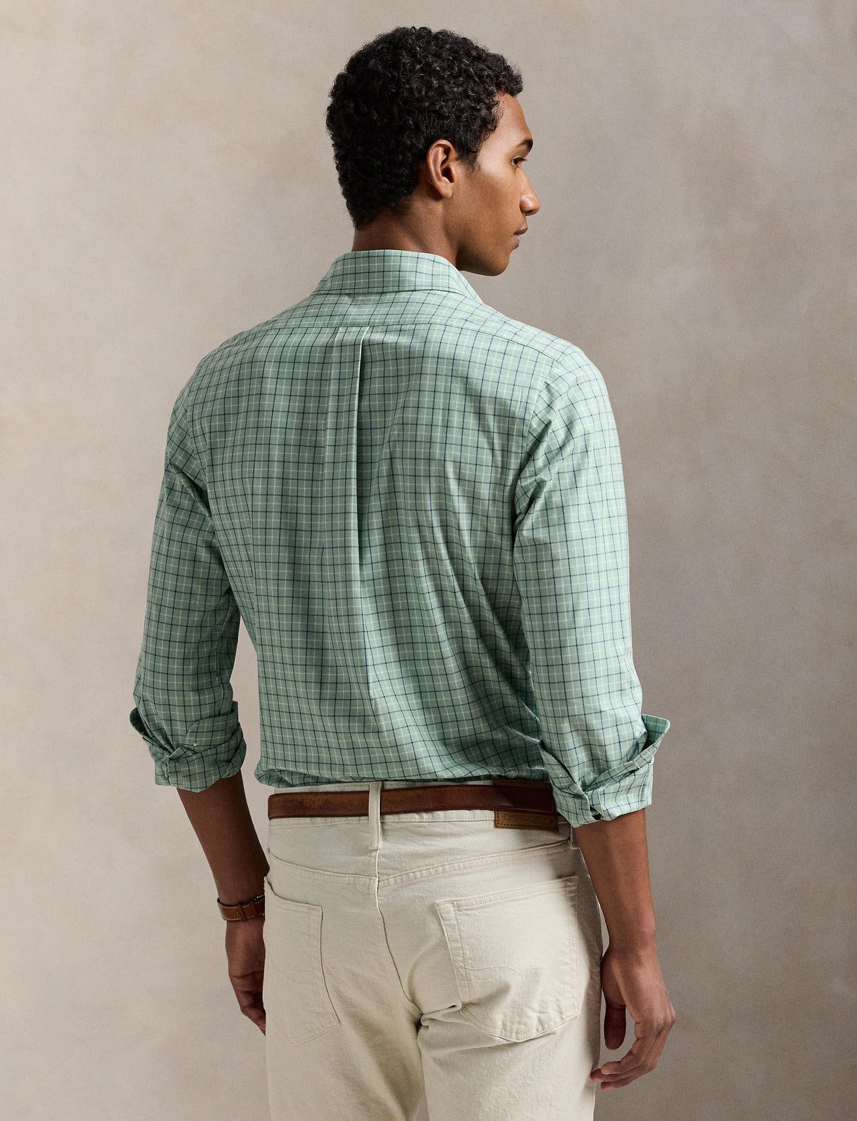 Polo Ralph Lauren - Poplin Stretch Shirt - Check - Green & Blue