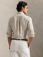 Polo Ralph Lauren - Linen Shirt - Stripe - Coastal Beige White