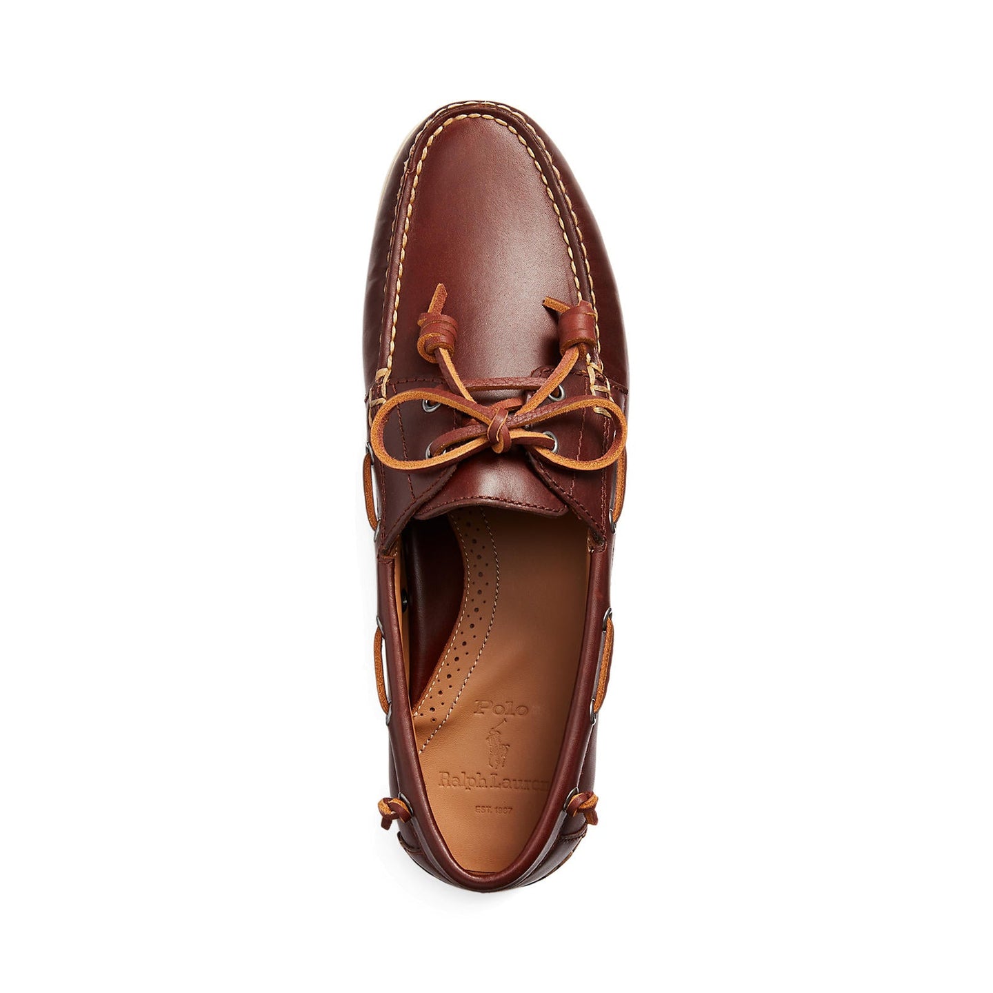 Polo Ralph Lauren - Merton Slip On Boat Shoe - Deep Saddle Tan
