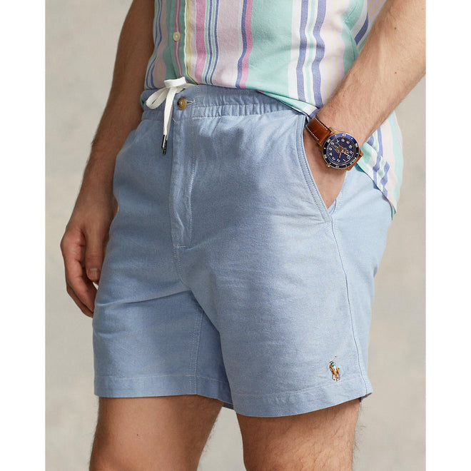 6 Inch Prepster Oxford Short - Blue