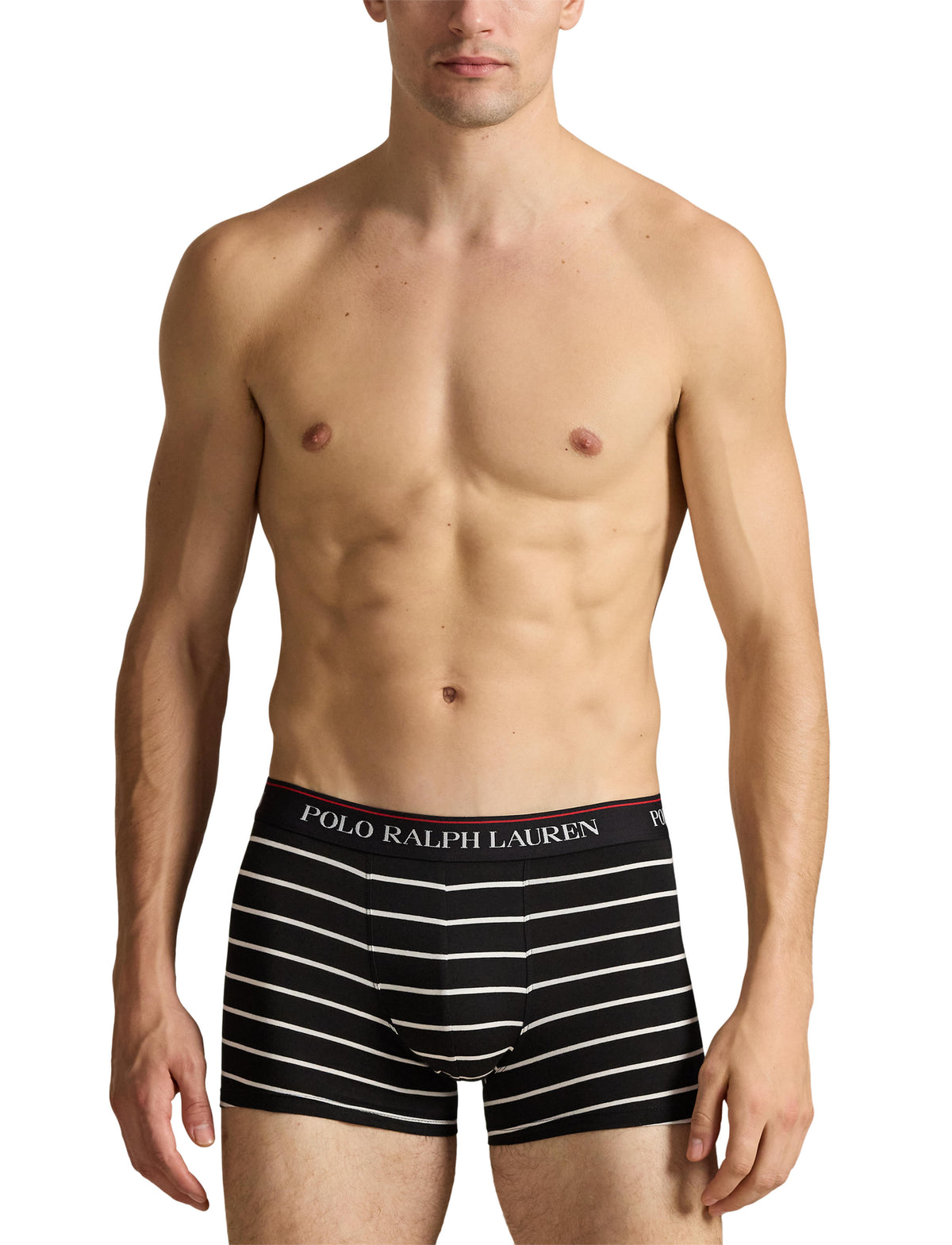 Polo Ralph Lauren -  3-Pack Stripe Trunks - Gift Box - Black White