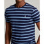 Ralph Lauren - Custom fit crewneck tshirt - striped - navy & Royal heather , light blue