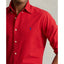 Polo Ralph Lauren Custom Fit Garment-Dyed Oxford Shirt - Red