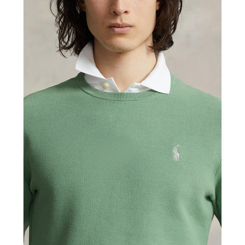Polo Ralph Lauren Textured Cotton Crewneck Sweater - Pistachio