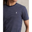 Polo Ralph Lauren Custom Slim Fit Soft Cotton Striped T-Shirt - French Navy/White