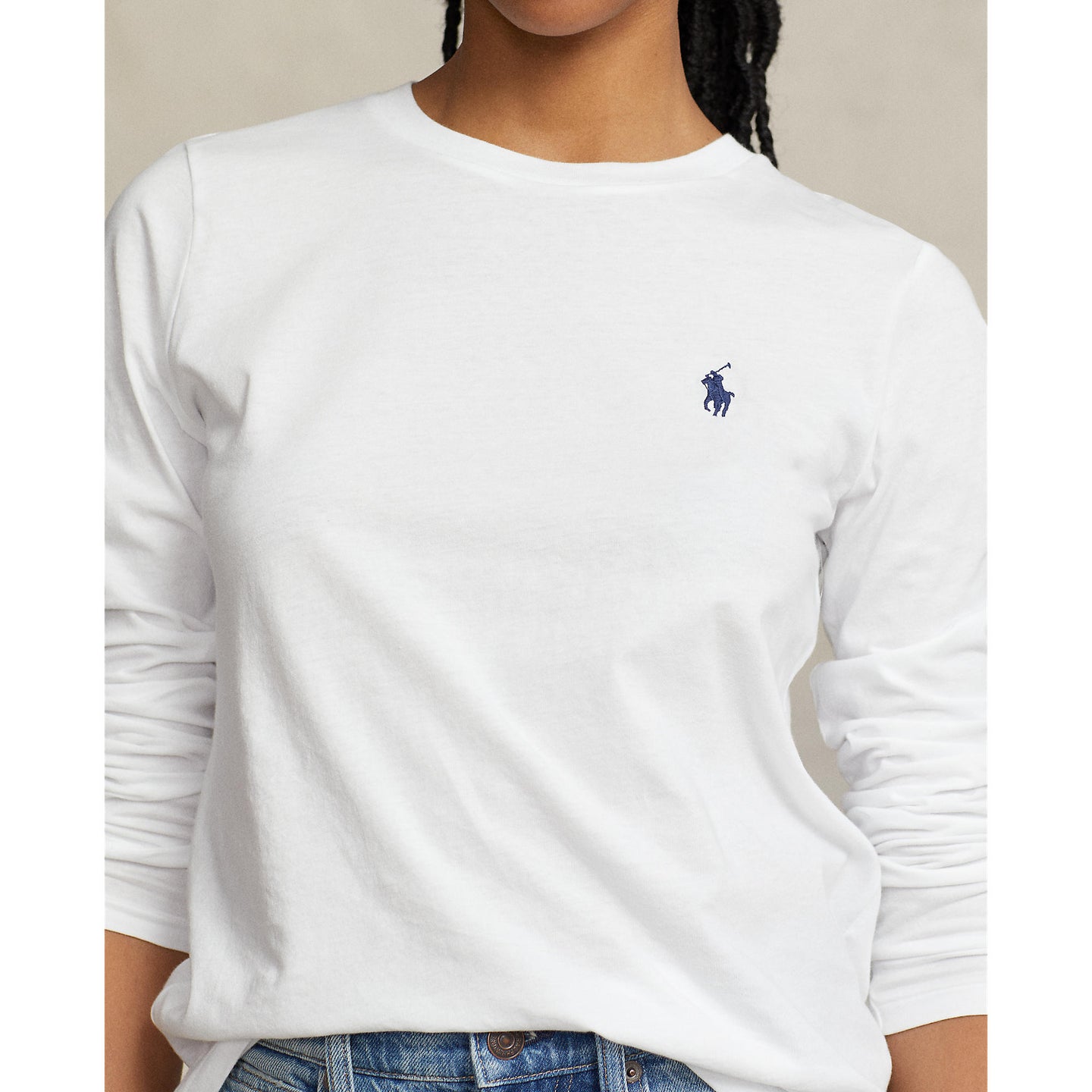Polo Ralph Lauren - Long Sleeve Crew Neck Tee - White