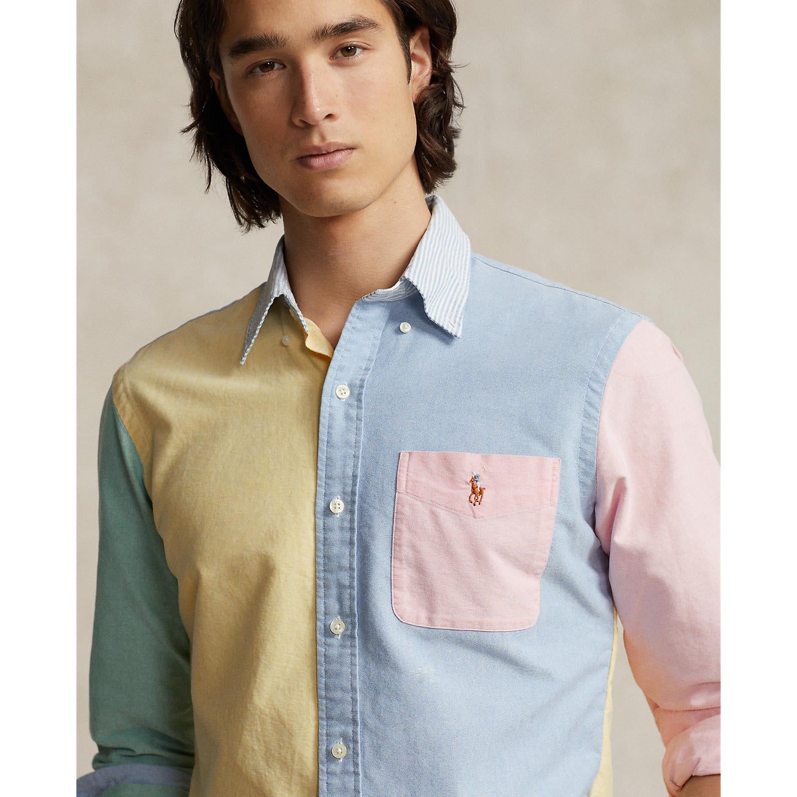 Polo Ralph Lauren Oxford Shirt Colour Block Funshirt
