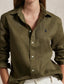 Polo Ralph Lauren - Classic Fit Linen Shirt - Olive Green