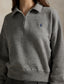 Polo Ralph Lauren - Half Zip Knit Sweatshirt - Ark Vintage Heather