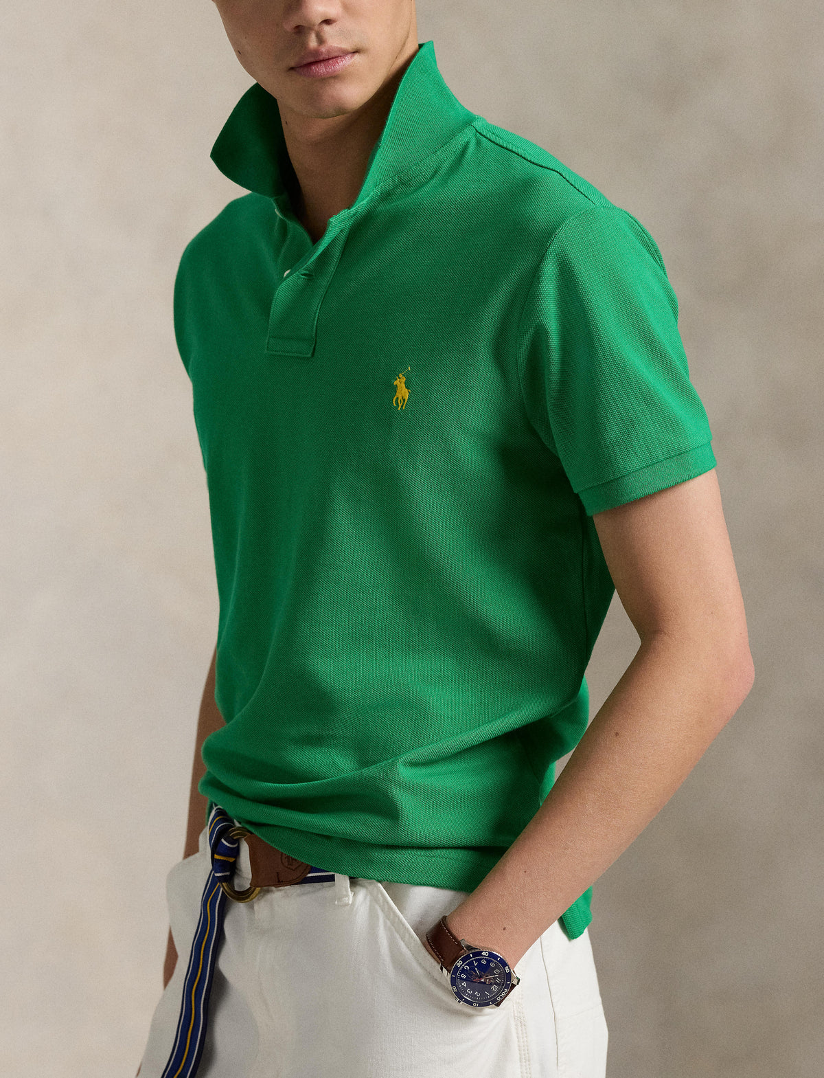 Polo Ralph Lauren - Mesh Polo - Bright Clover