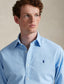 Polo Ralph Lauren - Garment-dyed Oxford Shirt - Blue/Light Blue
