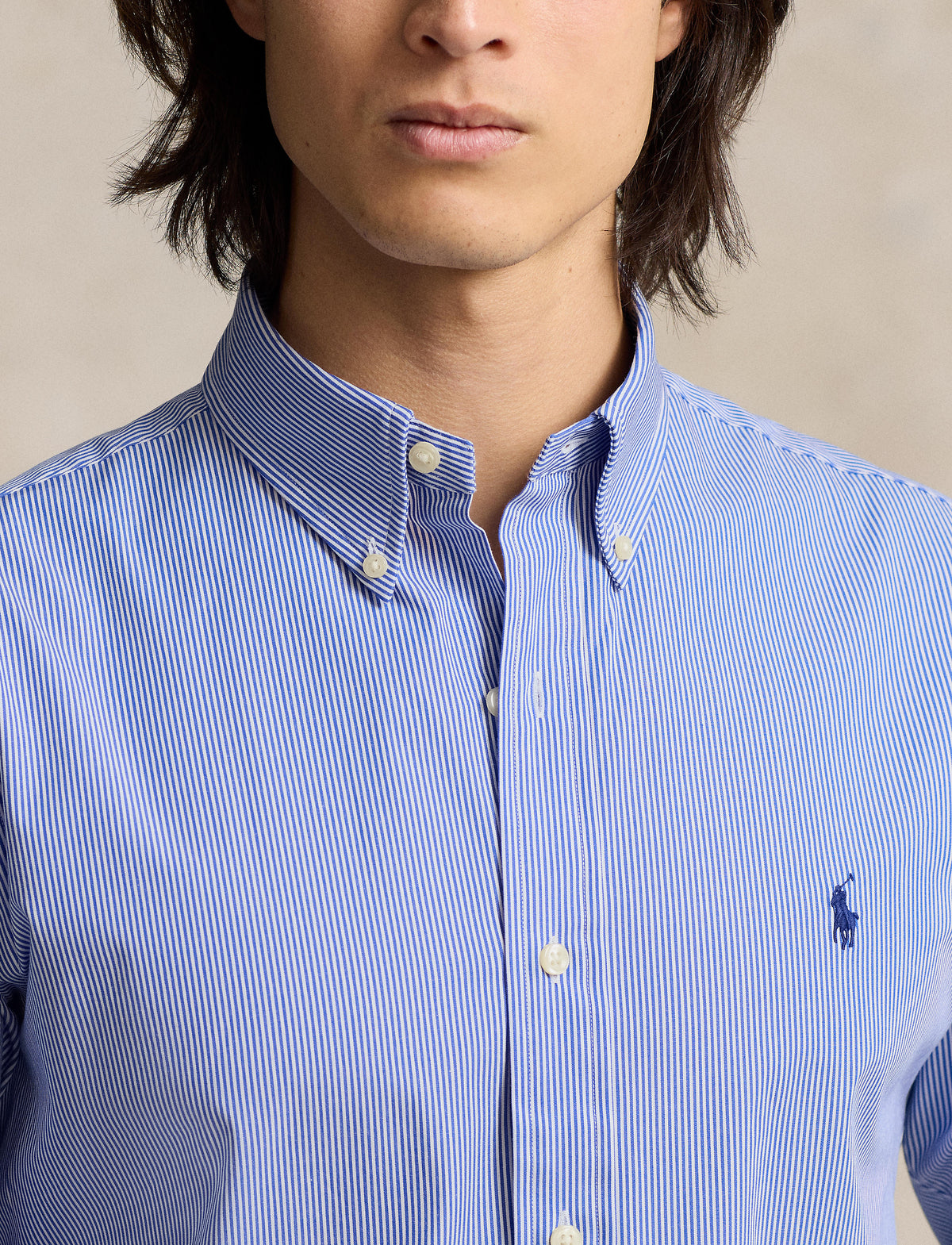 Polo Ralph Lauren - Poplin Shirt - Stripe - Blue & White