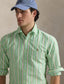 Polo Ralph Lauren - Oxford Shirt - Stripe - Green/White/Pink/Blue